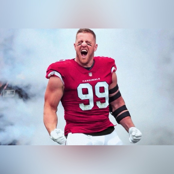 Nike Authentic Arizona Cardinals J.J. Watt #99 NFL Red Jersey Women’s Sz: Medium - Picture 3 of 8